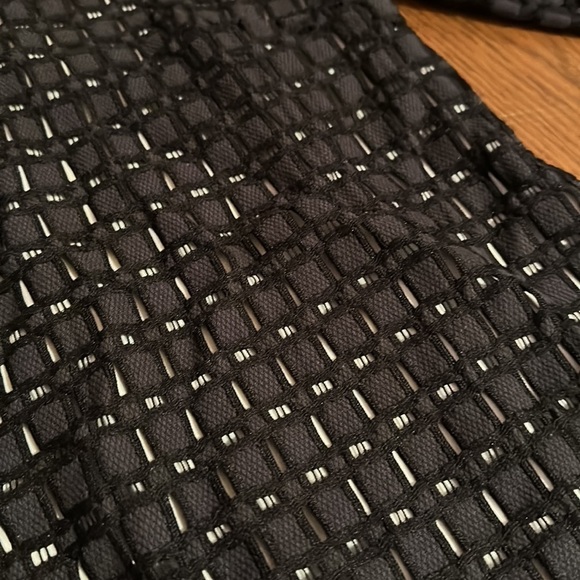 Eyelet 3/4 Sleeve Shift Dress - Picture 2 of 4